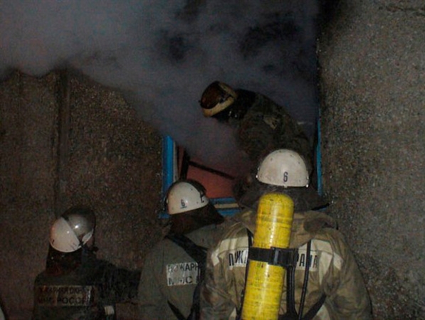 В Ульяновске загорелась квартира