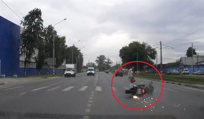 Появилось видео страшной аварии на Московском шоссе