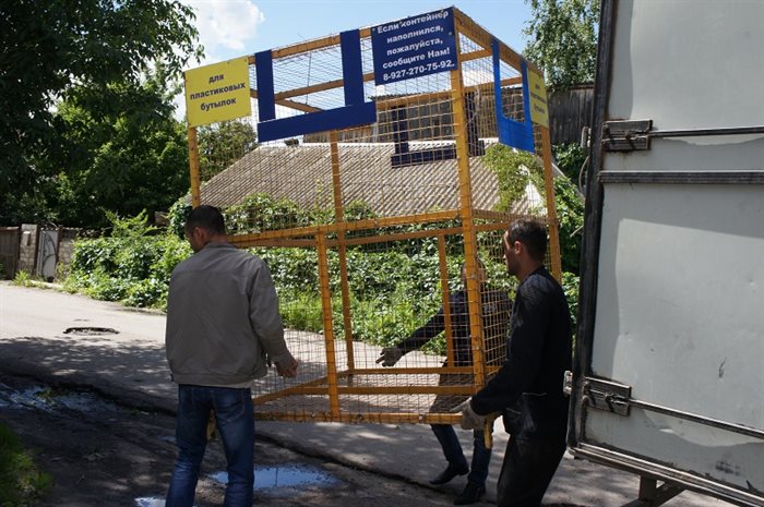 По инициативе школьников в Ульяновске поставили мусорные контейнеры
