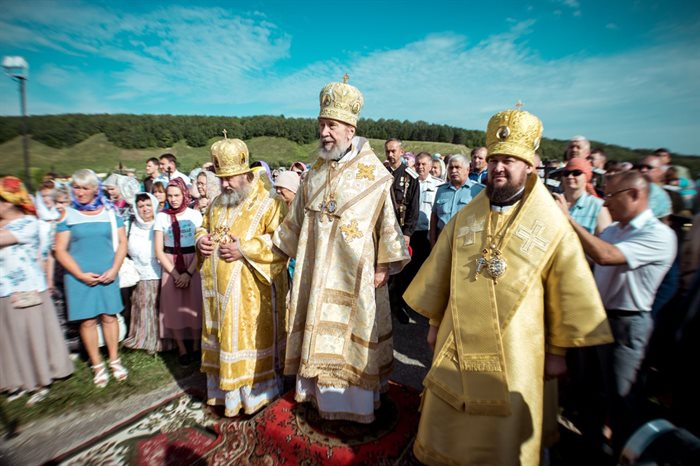 Состоялись церковные торжества в память о первой Божественной литургии в Симбирске