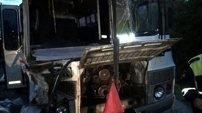 Подробности ДТП у Новоульяновска: ПАЗ перелетел через отбойник и накрыл две легковушки