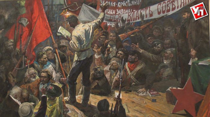 Великая российская революция в полотнах ульяновского художника