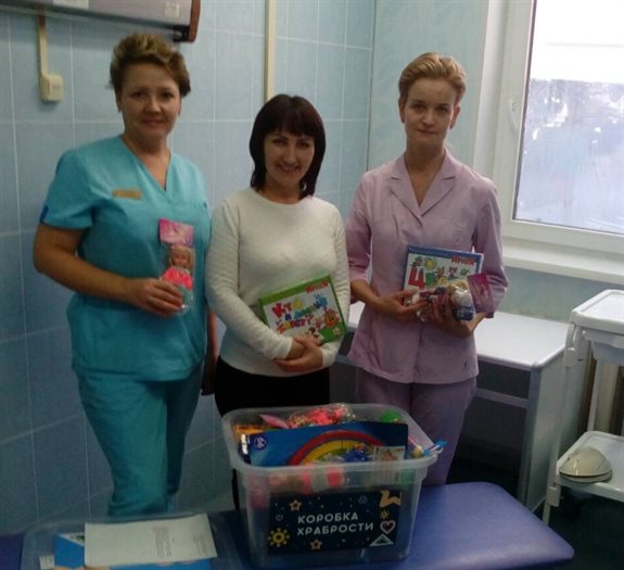 «Коробки храбрости» появились в Ульяновской детской областной больнице