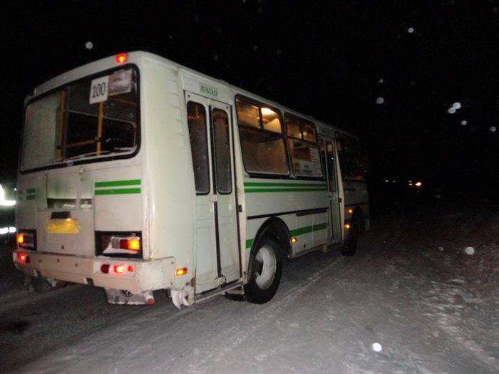 В Димитровграде автобус сбил пьяного мужчину