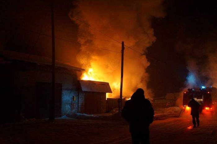 В пожаре в Мелекесском районе погибли два человека