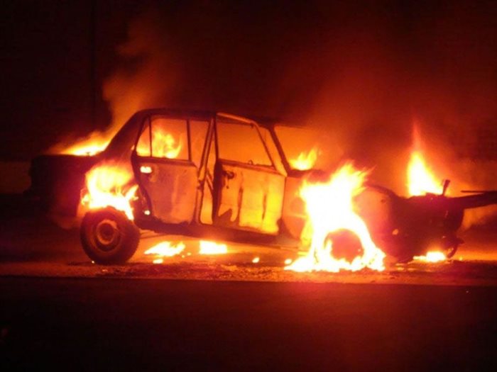 На трассе в Старокулаткинском районе сгорела «семёрка»