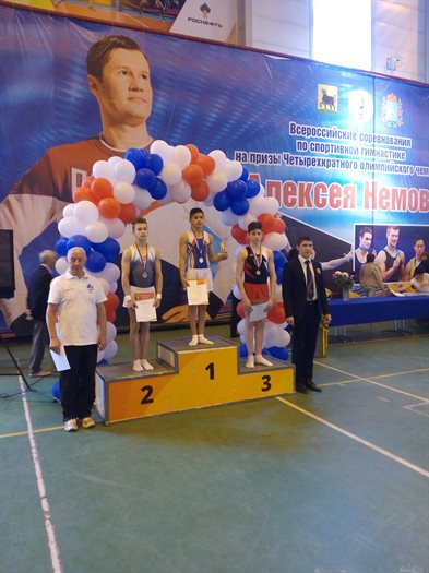 Ульяновский гимнаст получил награду от четырёхкратного олимпийского чемпиона