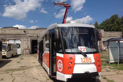 Заниженные трамваи впервые проехали по Ульяновску