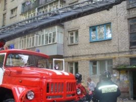 В Заволжье в квартире устроили пожар