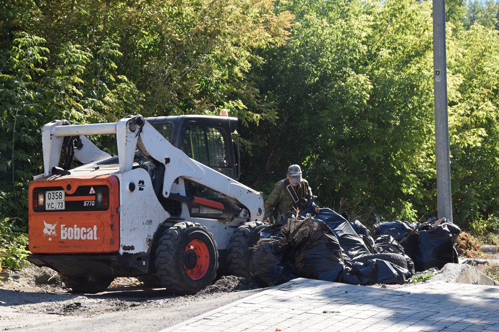 3,5 тысячи кубометров мусора вывезли с территории парков и улиц Ульяновска