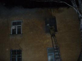 В Заволжье загорелась квартира в 5-этажном доме