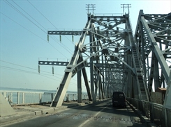 Авария привела к пробке на Императорском мосту