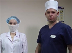 Ульяновский врач-хирург показал, как сделать марлевую повязку от гриппа в домашних условиях 