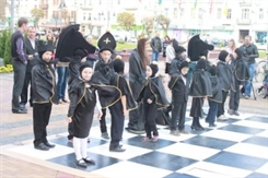 «Живые» шахматы в Мемцентре