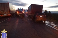 Две аварии на одном участке трассы М-5 «Урал» в Ульяновской области