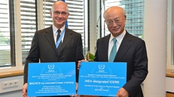 АО «ГНЦ НИИАР» вручили сертификат Международного центра исследований под эгидой МАГАТЭ