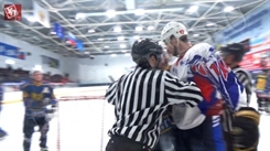 Ульяновские хоккеисты подрались с кировскими (видео)