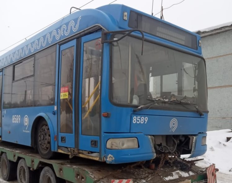 Ещё два троллейбуса из Москвы доставили в Ульяновск