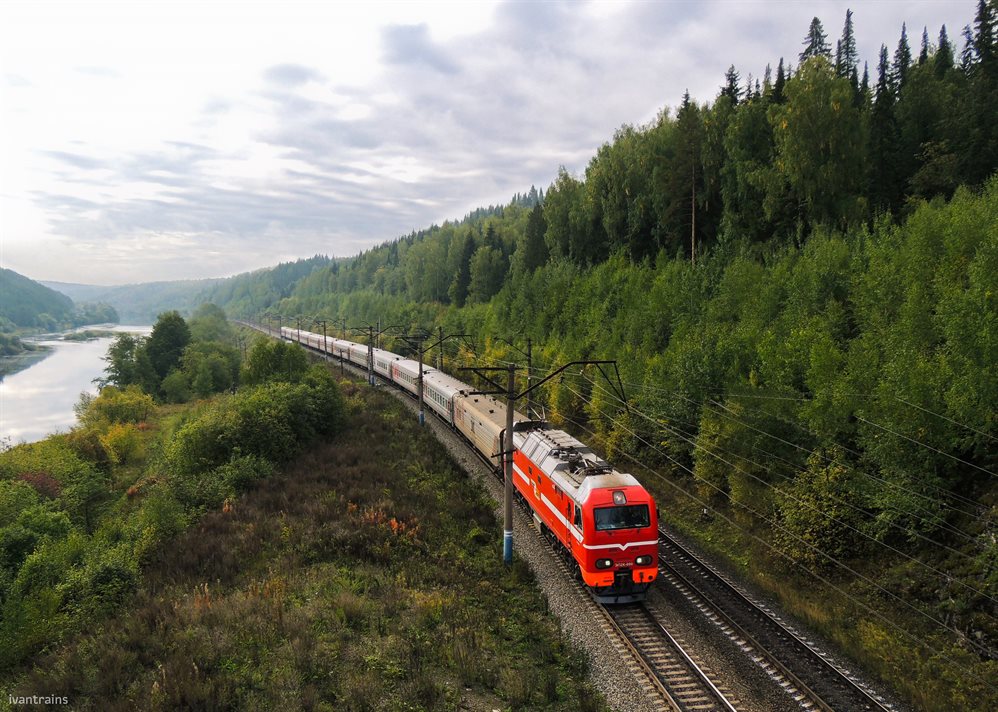 Железная дорога за волгой