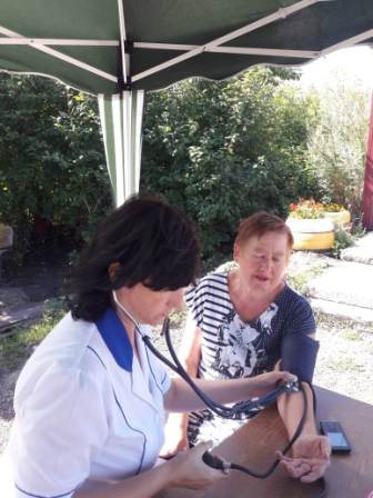 Здоровье садоводов проверили в Железнодорожном районе Ульяновска