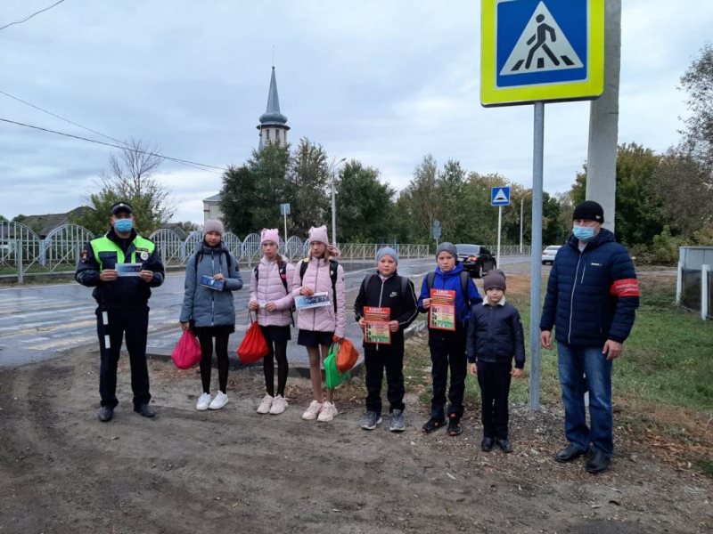 Ульяновские инспекторы напомнили юным пешеходам правила безопасности на дорогах