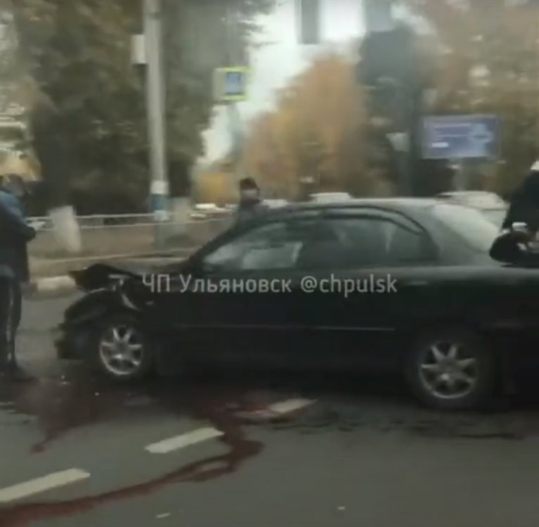В Ульяновске 21-летний водитель нарушил ПДД и угодил в больницу