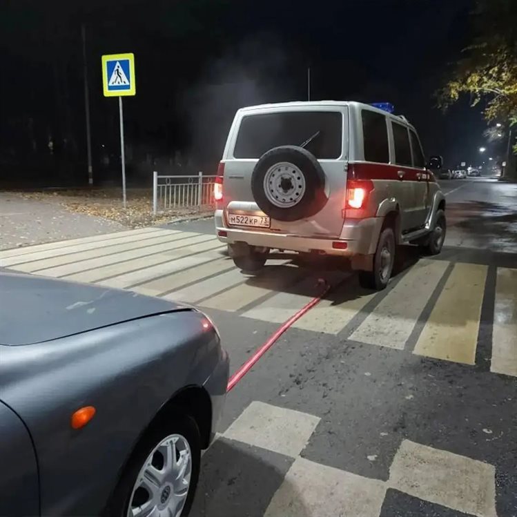 В Ульяновске сотрудники Росгвардии не бросили в беде автоледи