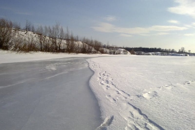 На реках Ульяновской области лёд заметно укрепился