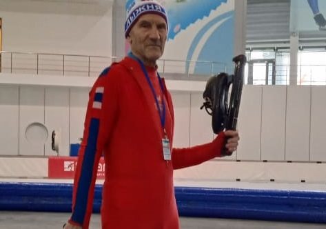 В 79 лет димитровградский конькобежец выиграл медаль первенства мира