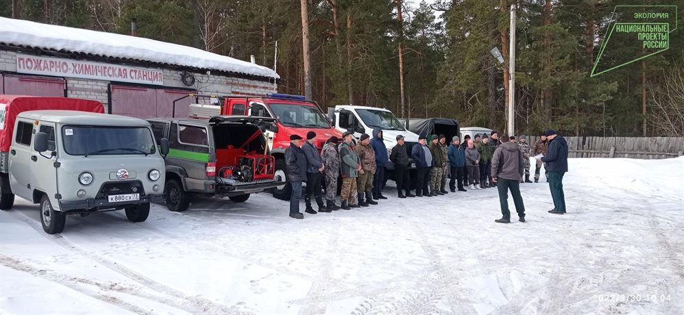 В Кузоватовском лесничестве проверили готовность к пожароопасному сезону