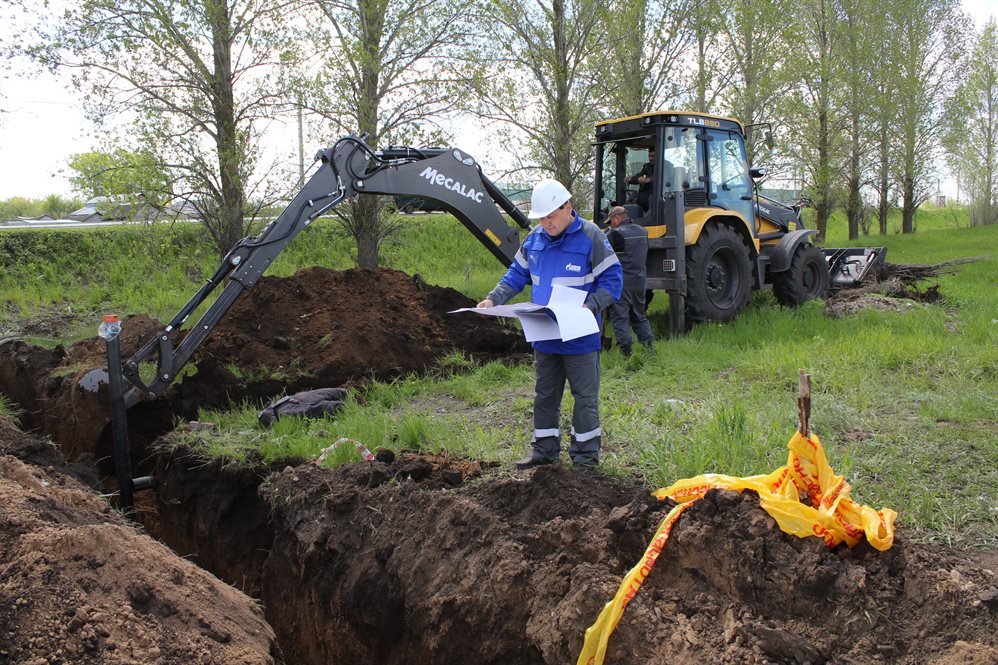 В Чердаклинском районе Ульяновской области строят газовые сети для догазификации