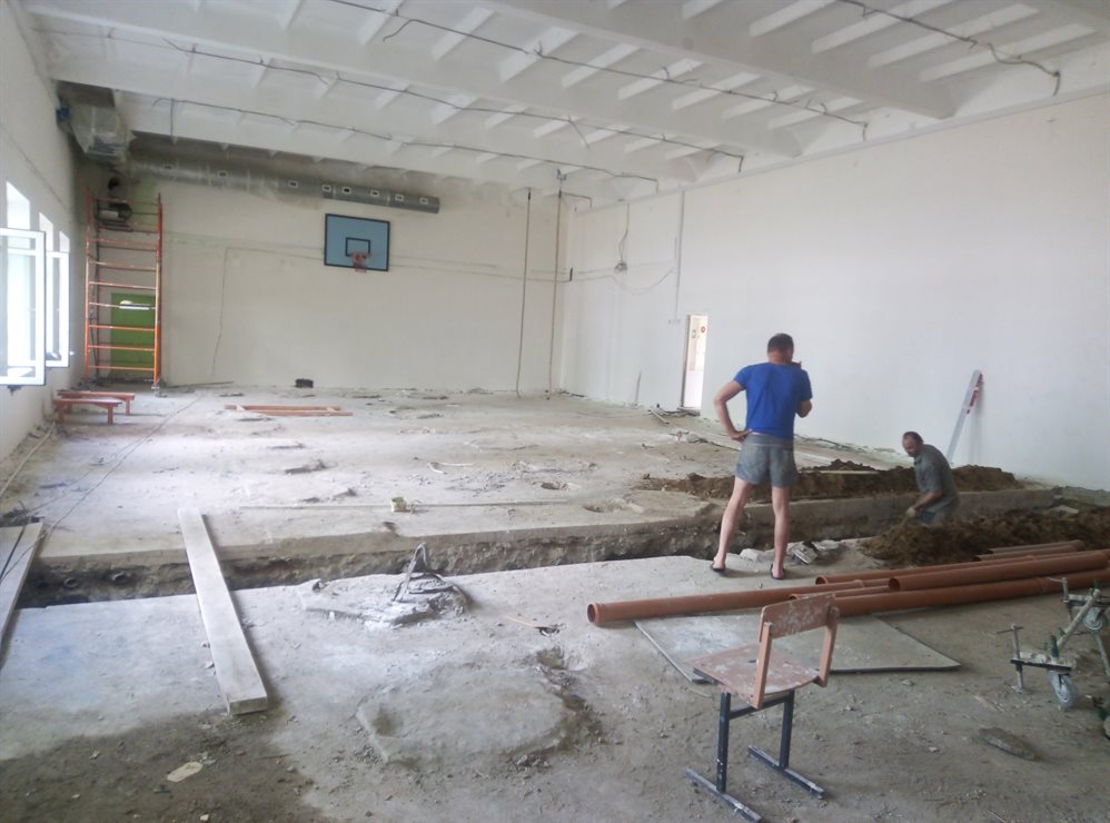 Капитальный ремонт спортшколы имени Разумовского планируют завершить к 20 августа