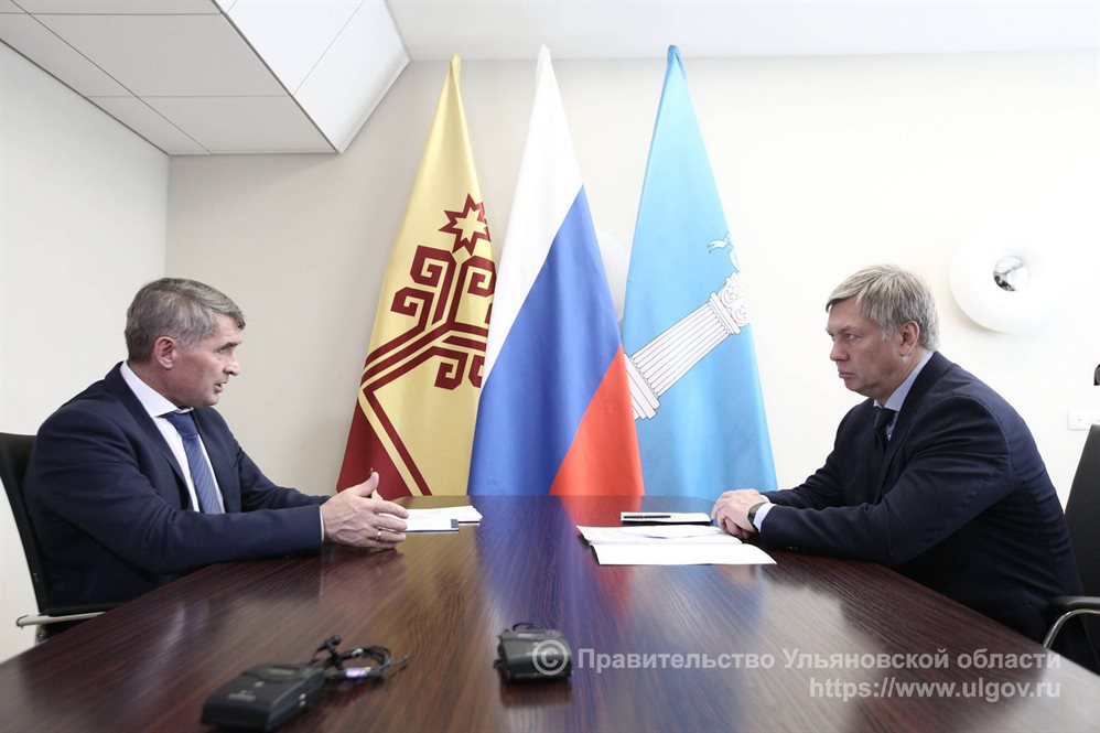 Алексей Русских обсудил с главой Чувашии вопросы межрегиональной промышленной кооперации