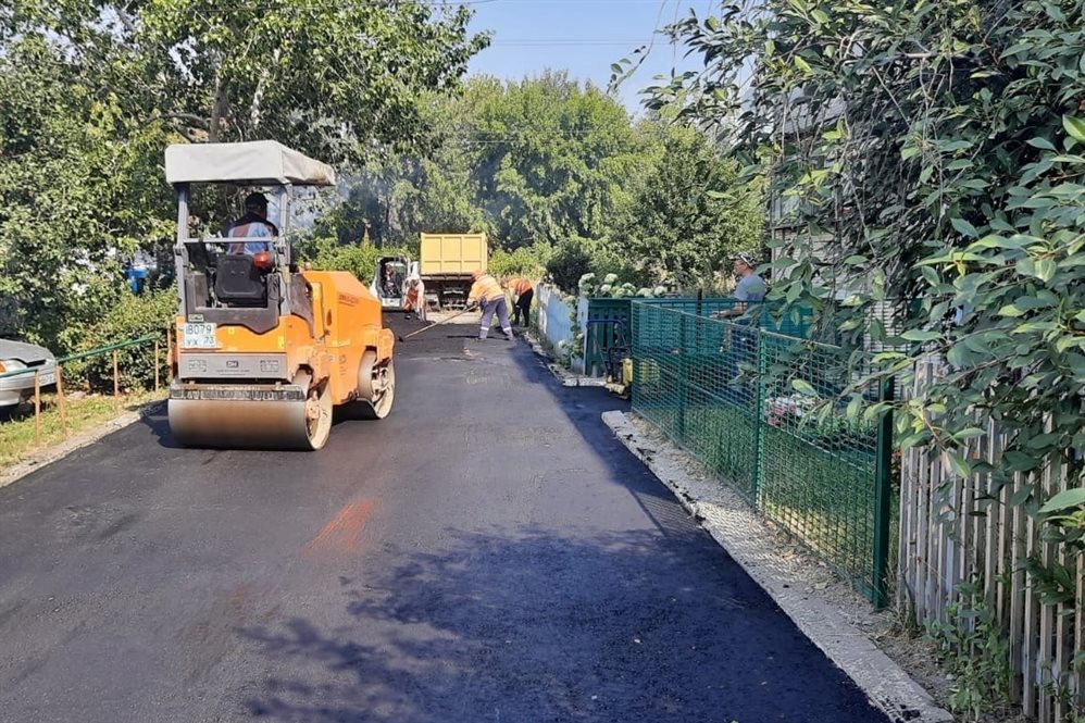 За неделю в Ульяновске отремонтировали более семи тысяч квадратных метров дорог