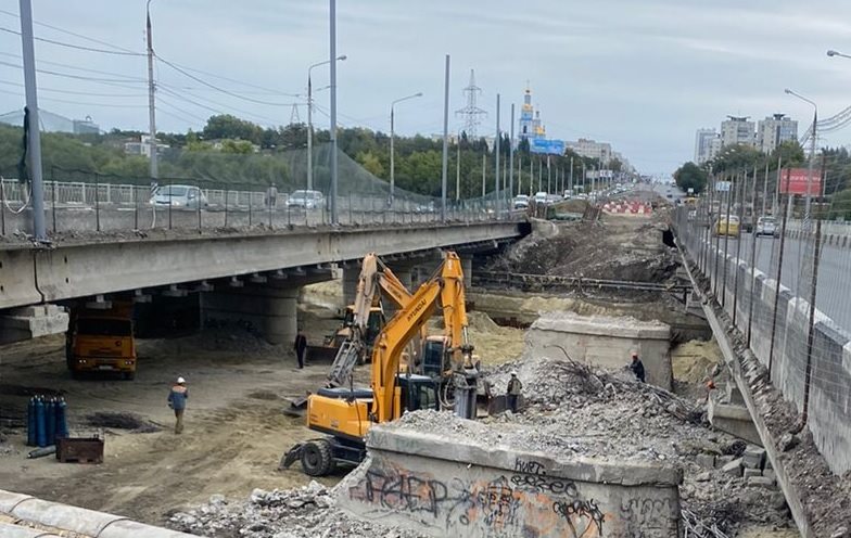 В Ульяновске завершили демонтаж середины минаевского моста