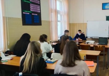 Сотрудник отдела кадров ульяновского СК встретился со студентами юрфака УлГПУ