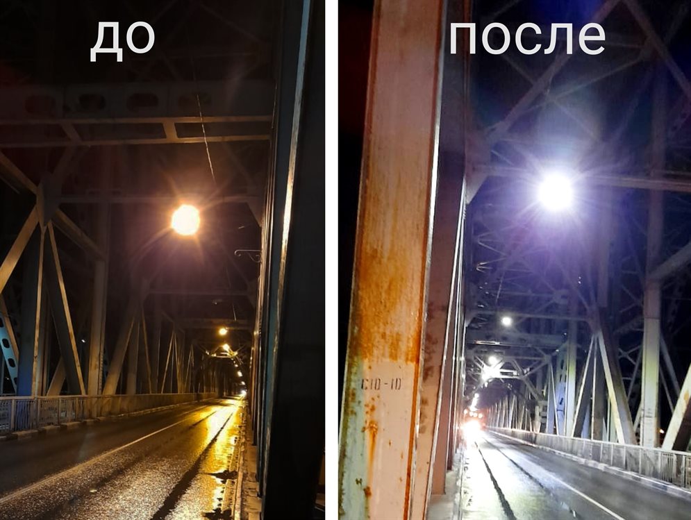 На Императорском мосту модернизируют освещение