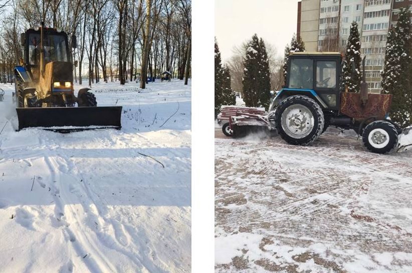 Дополнительную технику задействуют в Ульяновске для очистки тротуаров