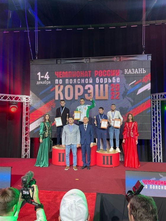 Борцы региона взяли четыре медали на чемпионате России по корэш