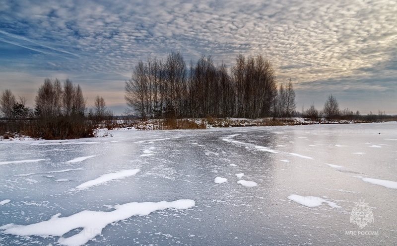 На основных реках региона отмечается ледостав