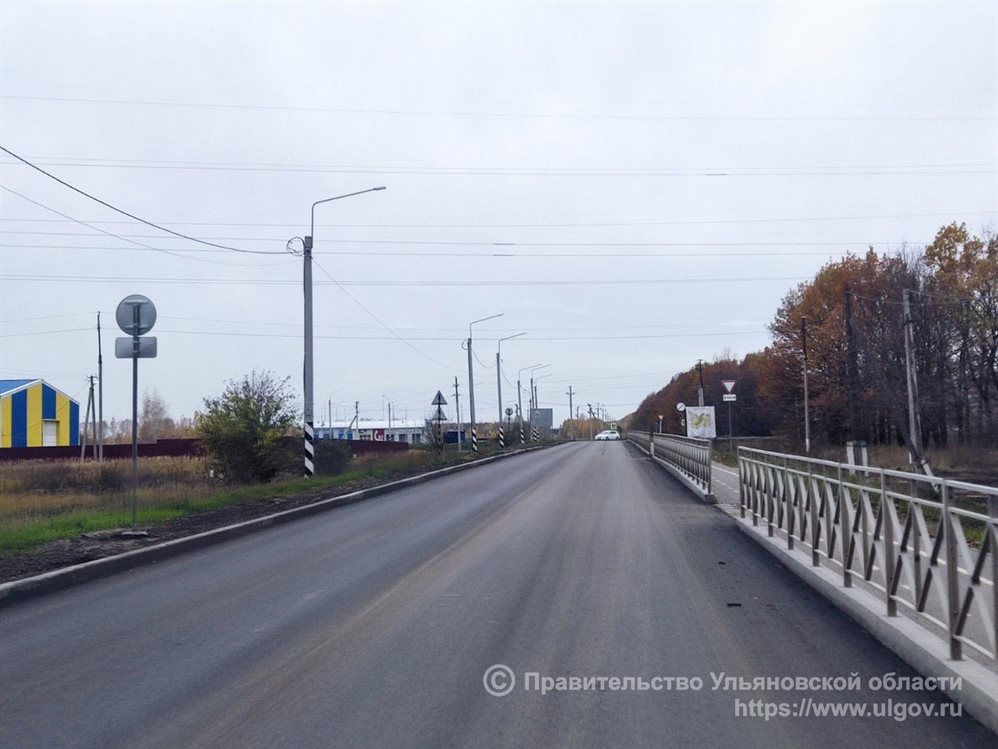 В Сурском районе открыли движение по отремонтированному участку транзитной дороги