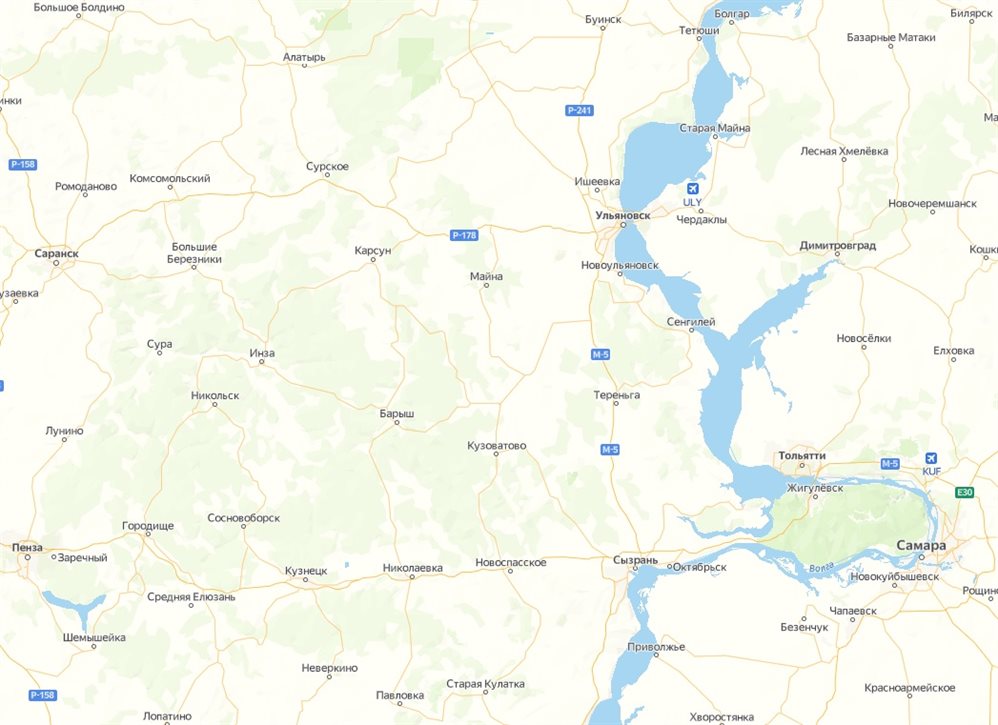 Ульяновская область устанавливает границы с соседними регионами