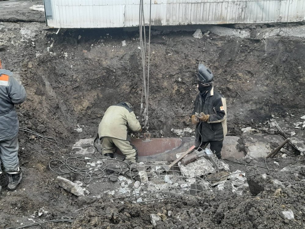 Ульяновские энергетики устранили дефект на аварийной теплотрассе в Засвияжье