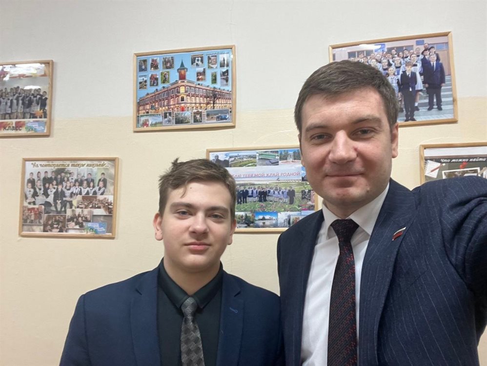 Спикер Ульяновской гордумы взял себе в помощники ученика школы № 82