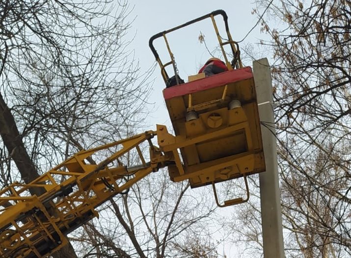 В Ульяновске приводят в порядок уличное освещение