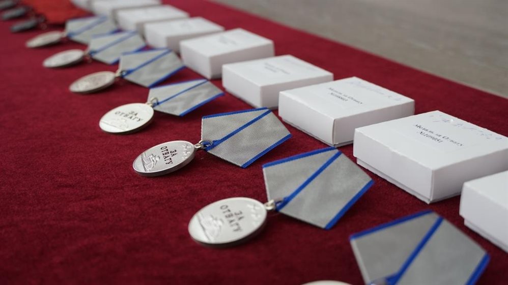 Отличившихся во время СВО ульяновских росгвардейцев наградили медалями