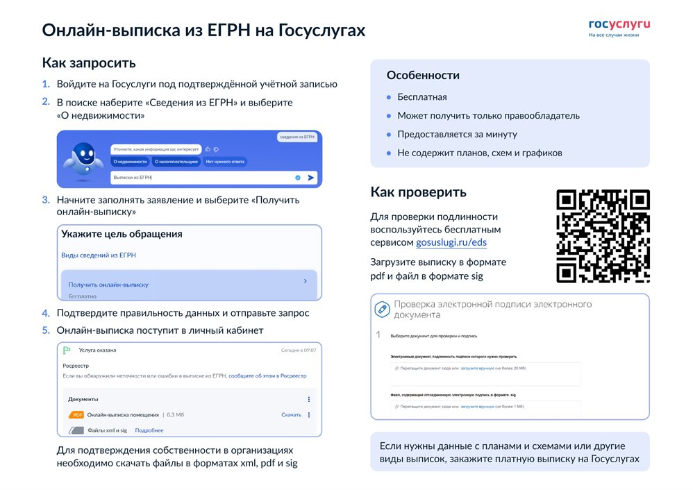 Жители Ульяновской области могут получить сведения из ЕГРН на портале Госуслуг