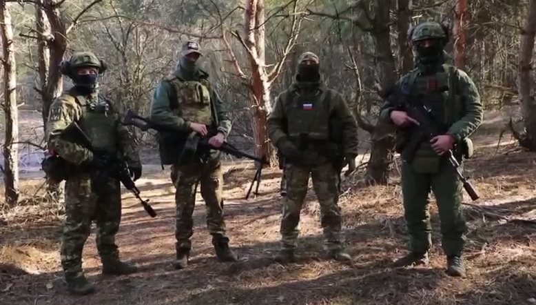 Бойцы 31-й бригады поздравили жительниц Ульяновской области с 8 Марта