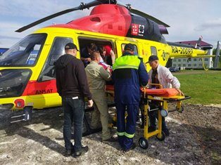 Санавиация доставила двух пациентов в тяжёлом состоянии в ульяновскую больницу