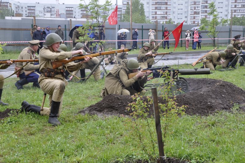 Ульяновские полицейские приняли участие в реконструкции Берлинской наступательной операции